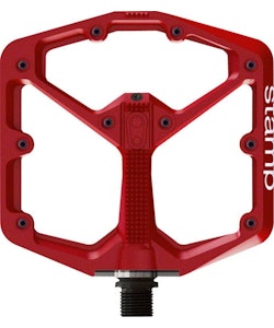 CrankBrothers | Stamp 7 Large Bike Pedals | Red | Large | Aluminum