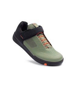 CrankBrothers | Stamp Speedlace Flat Shoe Men's | Size 7.5 in Green/Orange