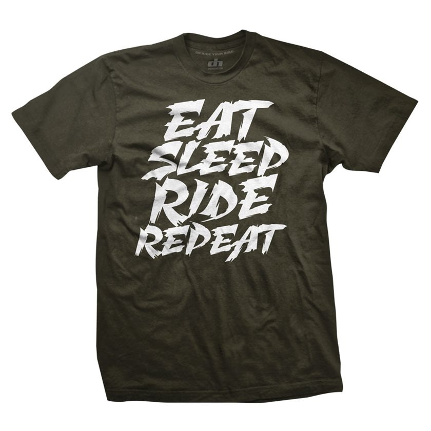 Dhdwear Eat Sleep Ride Repeat T-Shirt