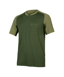 Endura | Gv500 Foyle Jersey Men's | Size Large In Olive Green | Elastane/nylon/polyester
