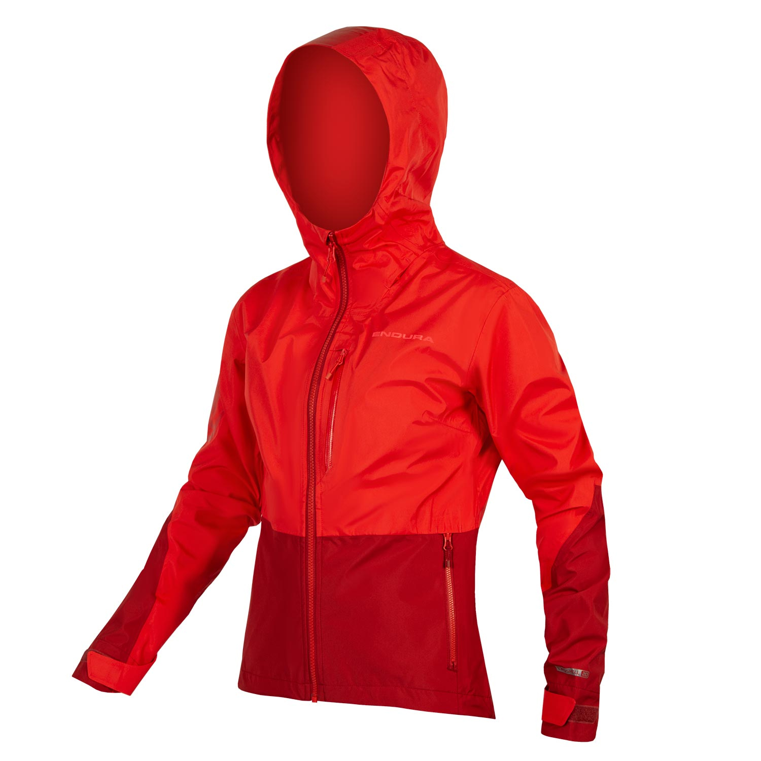 'Dash' Windproof CYCLING JACKET/Vest with Removable Sleeves in Red Made by GSG 