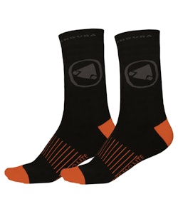 Endura | Thermolite Ii Sock (Twin Pack) Men's | Size Small/medium In Black