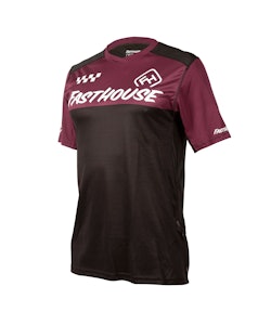 Fasthouse | Alloy Block SS Jersey Men's | Size Small in Maroon/Black