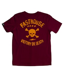 Fasthouse | Youth Instigate T-Shirt Men's | Size Large In Maroon
