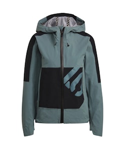 Five Ten | Women's Rain Jacket | Size Extra Large in Emerald/Black