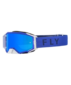 Fly Racing | Zone Pro Goggle Men's In Blue/sky Blue Mirror/smoke