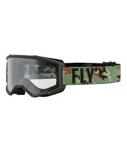 Fly Racing | Focus Goggle Men's in Green Camo/Black/Clear