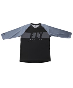 Fly Racing | Ripa 3/4 Sleeve Jersey Men's | Size Small in Black/Charcoal