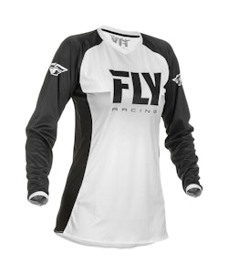 Fly Racing | WOMEN'S LITE JERSEY | Size Youth Medium in White