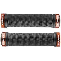 Foundation | Lock On Grips Black/red