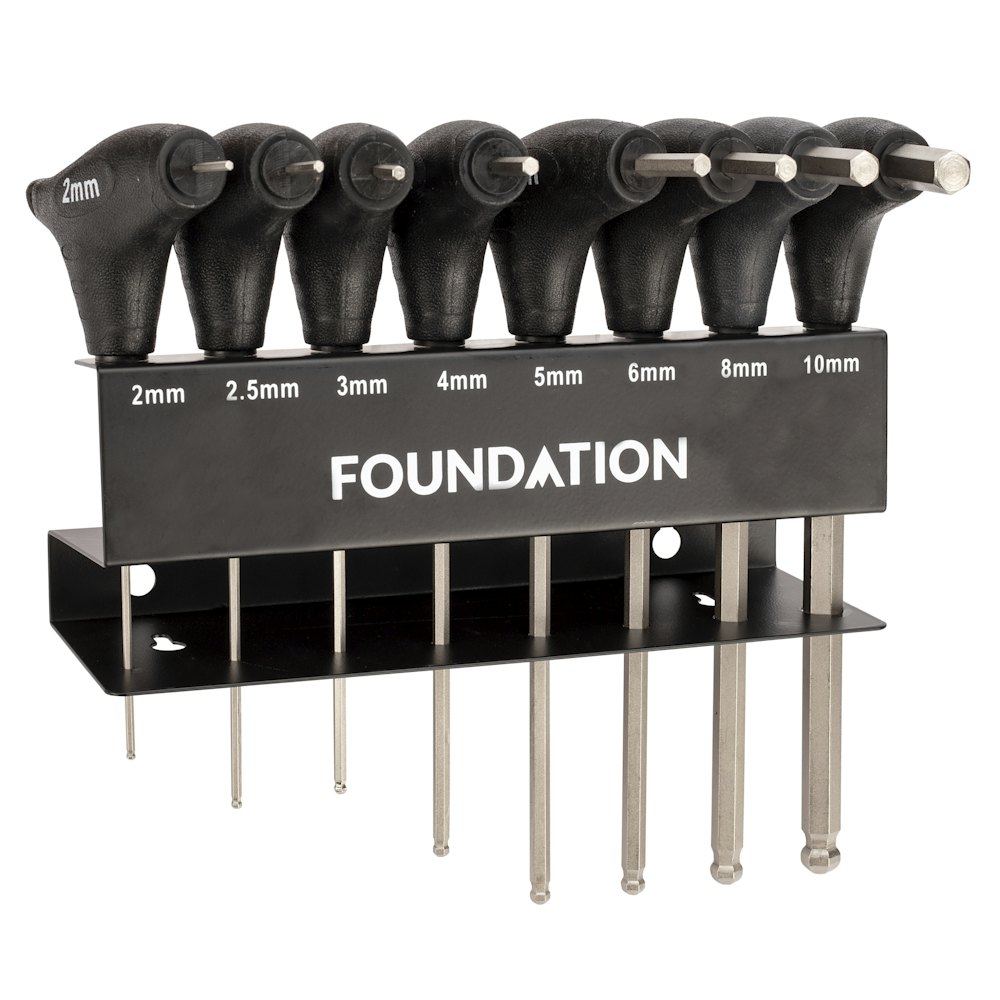 Foundation P-Handle Hex Wrench Tool Set