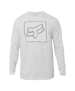 Fox Apparel | Off Tilter LS T-Shirt Men's | Size Small in Light Grey Heather