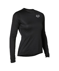 Fox Apparel | Women's Tecbase Long Sleeve | Size Extra Large in Black