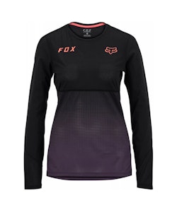 Fox Apparel | Flexair LS Women's Jersey | Size Large in Black/Purple