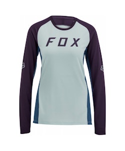 Fox Apparel | DEFEND LONG SLEEVE Women's JERSEY | Size Extra Large in Cement Grey