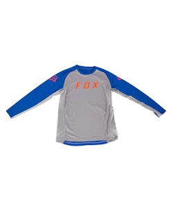 Fox Apparel | DEFEND LONG SLEEVE YOUTH JERSEY Men's | Size Small in Steel Grey