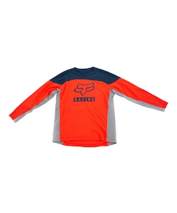 Fox Apparel | Youth Defend Ls Jersey Graphic 2 Men's | Size Large In Atomic Punch | Polyester