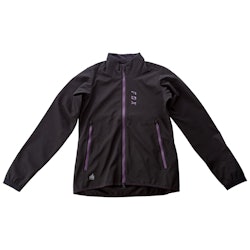 Fox Apparel | Women's Ranger Fire Jacket | Size Large In Black/purple | Spandex/polyester
