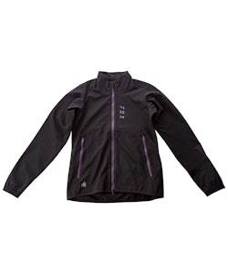 Fox Apparel | Women's Ranger Fire Jacket | Size Large In Black/purple | Spandex/polyester