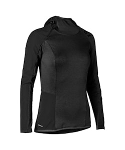 Fox Apparel | Defend Thermo Women's Hoodie | Size Extra Large In Black | Polyester/elastane