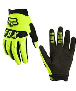 Fox Apparel | Dirtpaw Youth Glove | Size Medium in Fluorescent Yellow