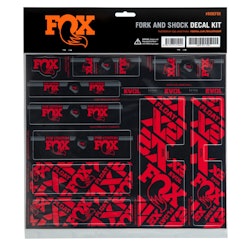 Fox Racing Shox | Custom Fork And Shock Decals Red