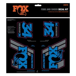 Fox Racing Shox | Heritage Fork And Shock Decal Kit Blue
