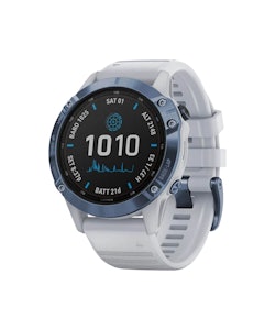 Garmin | Fenix 6 Pro Solar Watch Mineral Blue | White | stone Band