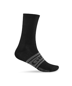Giro | Merino Seasonal Wool Socks Men's | Size Small in Black/Charcoal