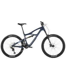 Ibis Bicycles | Mojo 4 Logo Carbon Wheel Deore Bike 2022 Blue Medium