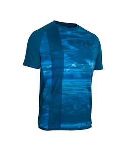 Ion | Traze Amp Ss T-Shirt Men's | Size Large In Ocean Blue | Polyester/elastane