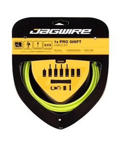 Jagwire | 1x Pro Shift Kit Org. Green, Road/MTB, Shim/SRAM, 2800mm Cable