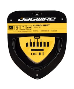 Jagwire | 1x Pro Shift Kit | Stealth Black | Road/MTB, Shim/SRAM, 2800mm Cable