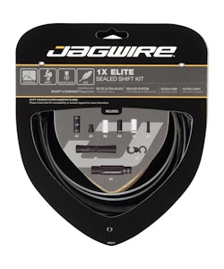 Jagwire | 1x Elite Sealed Shift Cable Kit | Black | SRAM/Shimano, Polished Ultra-Slick Cable