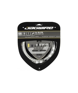 Jagwire | 2X Elite Link Shift Cable Kit | Silver | Sram/shimano, Polished Ultra-Slick Cables