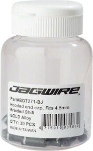 Jagwire | Hooded End Cap | Black | 5Mm, Bottle Of 30