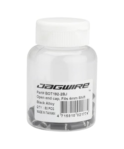 Jagwire | End Caps | Black | 4Mm, 50/bottle Open Alloy