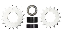 Foundation | Single Speed Conversion Kit 16T&18T Cogs, Spacers, Lock Ring