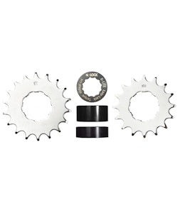 Foundation | Single Speed Conversion Kit 16T&18T Cogs, Spacers, Lock Ring