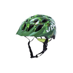 Kali | Chakra Youth Pixel Helmet | Size Small In Pixel Gloss Green