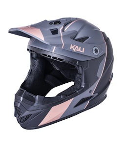 Kali | Zoka Helmet | Size Youth Medium in Stripe Matte Black/Bronze