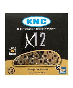 Kmc | X12 Ti Nitride 12 Speed Chain Gold/black, 12 Speed, Ti Nitride