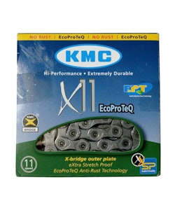 Kmc | X11Ept Eco Proteq 11 Speed Chain | Gray | 11 Speed, 116 Links