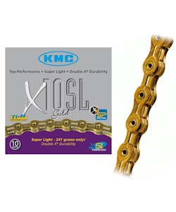Kmc | X10Sl 10 Speed Chain | Gold | 10 Speed, Ti-Nitride Coating