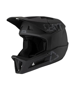 Leatt | MTB 1.0 DH Jr Helmet 2020 | Size XX Small in Black