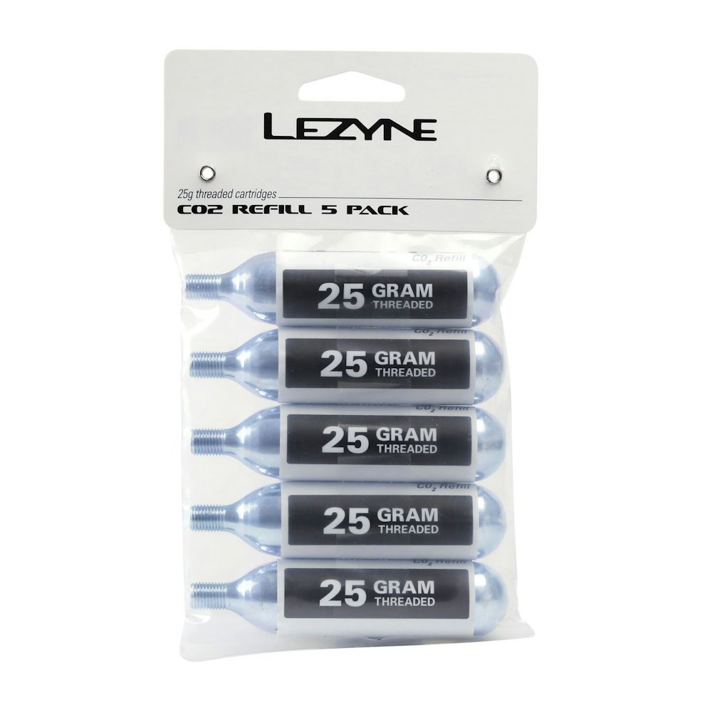 Lezyne 25Gram Co2 Cartridges - 5 Pack