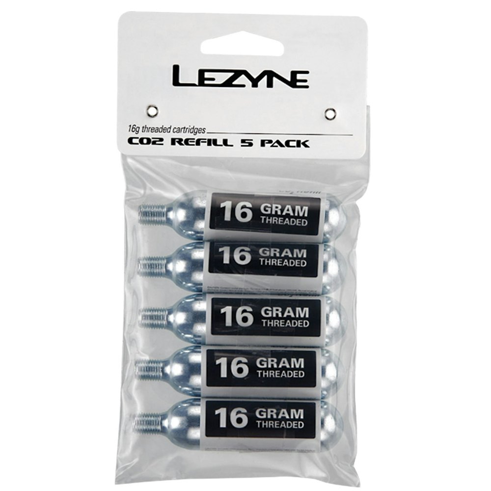 Lezyne 16G 5-Pack Co2 Refill Cartridges