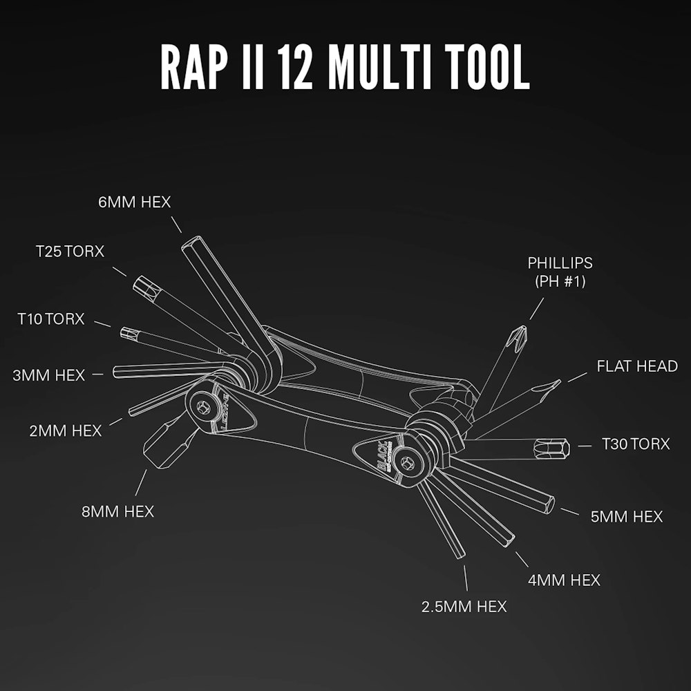 Lezyne Rap II 12 Multi Tool