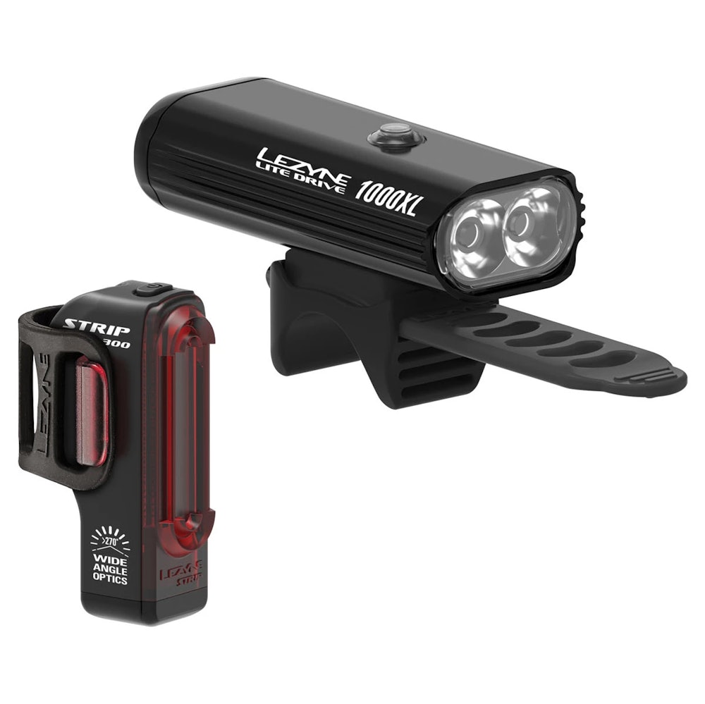 Lezyne Lite Drive 1000XL/Strip Pro Light Combo