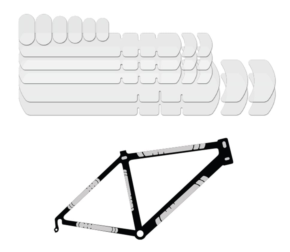 Campagnolo classic design frame protection kit 